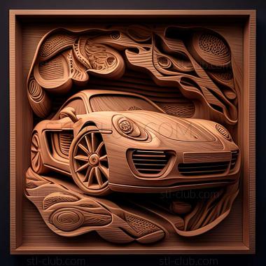 3D модель Porsche 718 (STL)